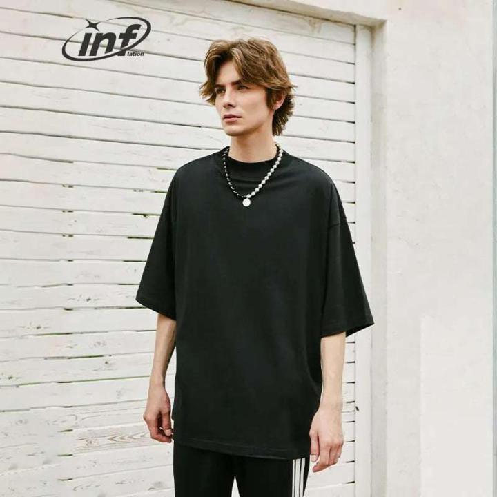 Solid Hiphop Cotton Drop Shoulder T-Shirt For Man Woman - T Shirt For Man - T Shirt - T Shirt For Man