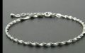 AA016272 Thin Silver Plated Shiny Anklet For Women Cute Anklet Bracelet Girls Friend Chain Anklets. 