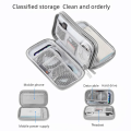 Portable Gadget Bag for Data Cable Mobile Power bank Earphone Organizer Storage Bag Travel kit Carry Bag Digital case Double Layer Digital USB Hard Disk Protection Bag. 