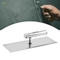 Stainless Steel Plaster Trowel Drywall Trowel for Stucco Cement Corner 28cmx10.5cm. 