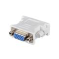 EF Adapter VGA to DVI D/24+1 Pin Male to VGA Female Socket Adapter Converter. 
