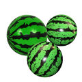 【Happy baby toy store】20CM Creative Inflatable Ball Simulation Watermelon Rubber Ball Beach Play Early Education Gifts For Children Kid.