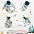 Creative Cartoon Astronaut Wall Stickers For Kids Rooms Baby Boy Bedroom Wall Decoration Home Decor Self-adhesive Vinyl Stricker. 