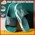 selipar lelaki,Anti Slip Massage Slippers Home Bathroom Men's athletic slide sandals Street fashion slippers. 