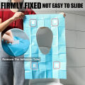 10 PCS Travel Disposable Paper Toilet Seat Cover Protector Camping Bathroom Accessory Mat Biodegradable Pad Cushion Tandas.