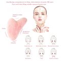 100% Natural Jade Gua sha Stone Board Massage Rose Quartz Guasha Plate Jade Face Massager Scrapers Tools For Face Neck Back Body. 