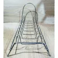 Plate Kitchen Rack Stainless Steel Nine Plate Dish Stand Utensil Rack Chrome Plated Storage Organizer.