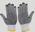 1Pair- Knitted Cotton PVC Dotted Hand Gloves PVC Dotted Cotton Knitted Working Gloves For Construction Industrial Welding Work Hand Protection Safety Gloves. 