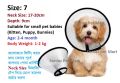 E Collar Elizabeth Collar for Dogs Cats Rabbits Pets e collar Surgery Recovery Collars, Size-7 (Neck: 17-20cm, Depth: 9cm).