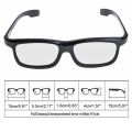 Circular Polarized Passive 3D Stereo Glasses Black RD3 For TV D 3D Cinemas. 