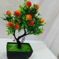Miniascape Bonsai Decor: New 1Pc Artificial Flower Fruit Tree for Home and Restaurant Tables. 