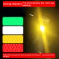 Reflective Stickers Warning Strip Reflective Tape for Clothing Reflective Stickers for Clothing Yellow. 