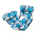 Inflatable Plant Pattern Pool Float Chairs for Adults, Floating Water Lounge Hammock. 