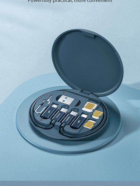 Remax%2060W%20Protable%20Fast%20Charging%20Cable%20USB%20Box%20Multi-function%20Data%20Cable%20Mobile%20Phone%20Holder%20Storage%20Box%20With%20Retrieve%20Card%20Pin%20-%20Image%204