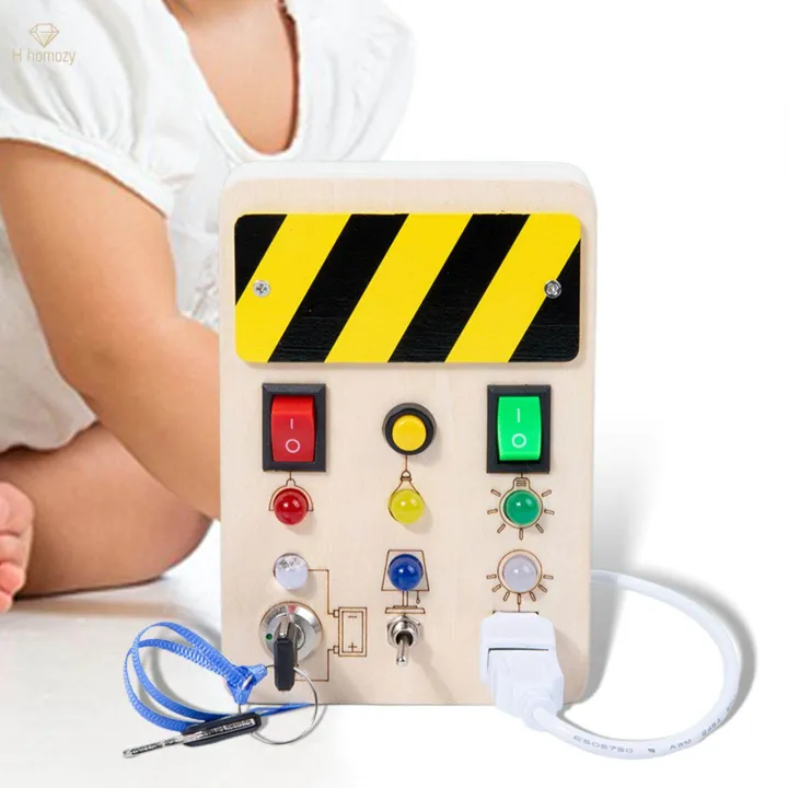 Montessori%20Toys%20with%20Switch,%20Toddler%20Busy%20Board%20Developing%20Teaching%20Aids%20Busy%20Board%20with%20led,%20for%20Outdoor%20Exercise%20Teaching%20Party%20-%20Image%202