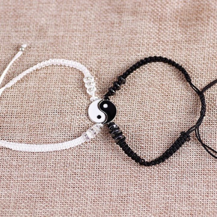 Woven%20Rope%20Bracelet%20Yin%20Yang%20Beads%20Adjustable%20Couple%20Pairing%20Friendship%20Gift%20-%20Image%203