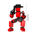 Articulated Robot Action Figure Mini Mechanical Model Ideal Desk Gift for Collectors C. 