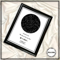 Customized Star Maps Frame / Starry Plaque / Starry Maps- Photo Frame: 8X0/12X16.