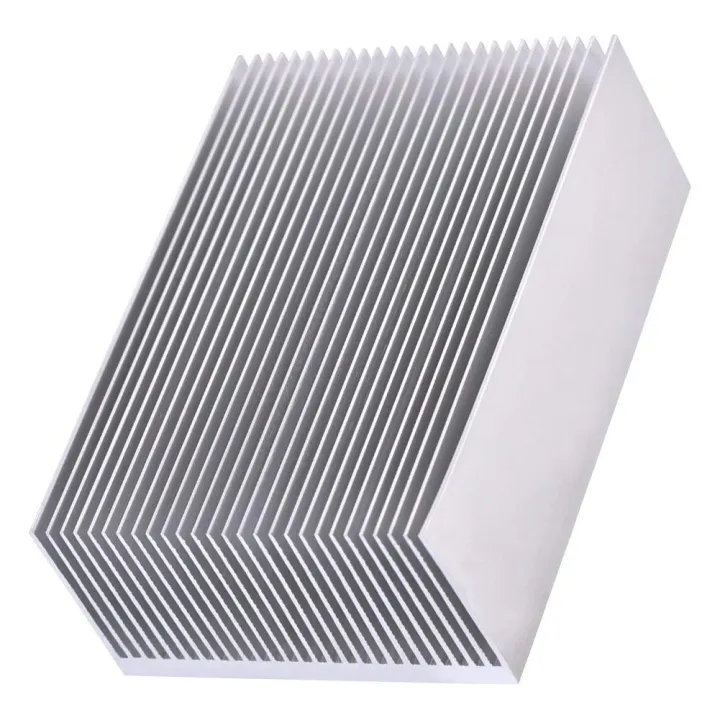 Aluminum Heat Radiator Heatsink Cooling Fan 200x69x37mm Silver Tone ...