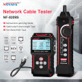 Noyafa Network Cable Tester NF-8209S Cable Tracker LCD Display Poe Checker Cat5 Cat6 Measure Length Wiremap Tester Network Tools.