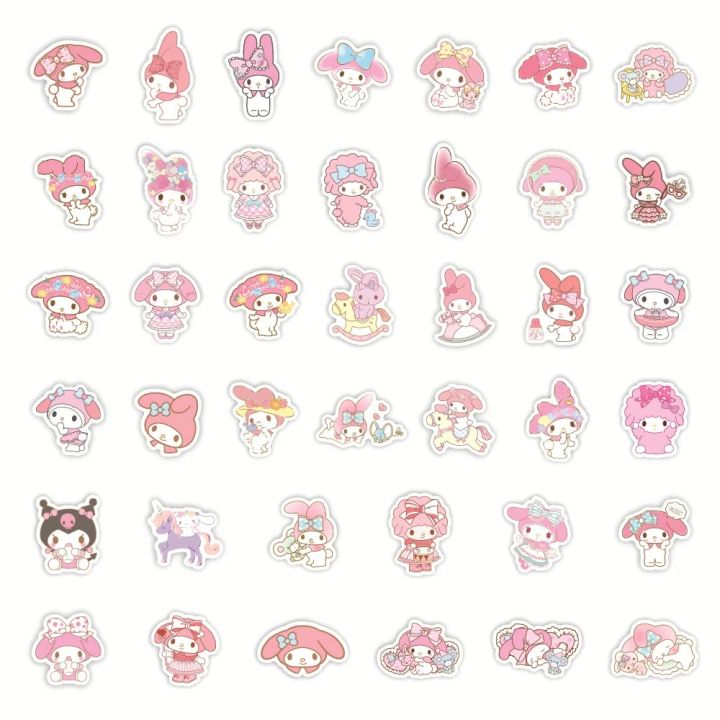 10/25/40PCS%20Kawaii%20My%20Melody%20Anime%20Stickers%20Decal%20Laptop%20Guitar%20Motorcycle%20Phone%20Luggage%20Car%20DIY%20Cartoon%20Sticker%20For%20Kids%20Toys%20-%20Image%203
