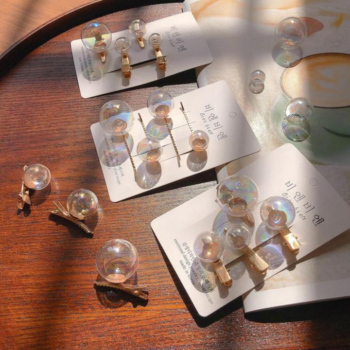 6PCS%20Creative%20Korean%20Bubble%20Hairpins%20For%20Woman%20Transparent%20Soap%20Bubble%20Hair%20Clips%20Pretty%20Alloy%20Spring%20Clips%20Hair%20Decoration%20-%20Image%203