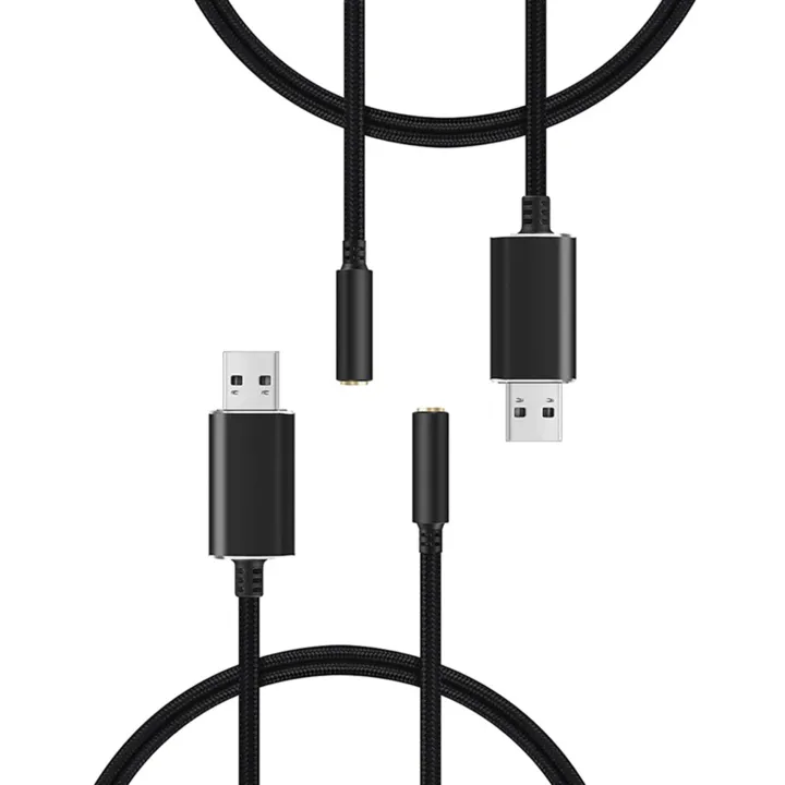 Ugreen USB Audio Interface 3.5mm Microphone Audio Adapter Soundcard External Sound Card For Laptop PS4 Headset - View #9