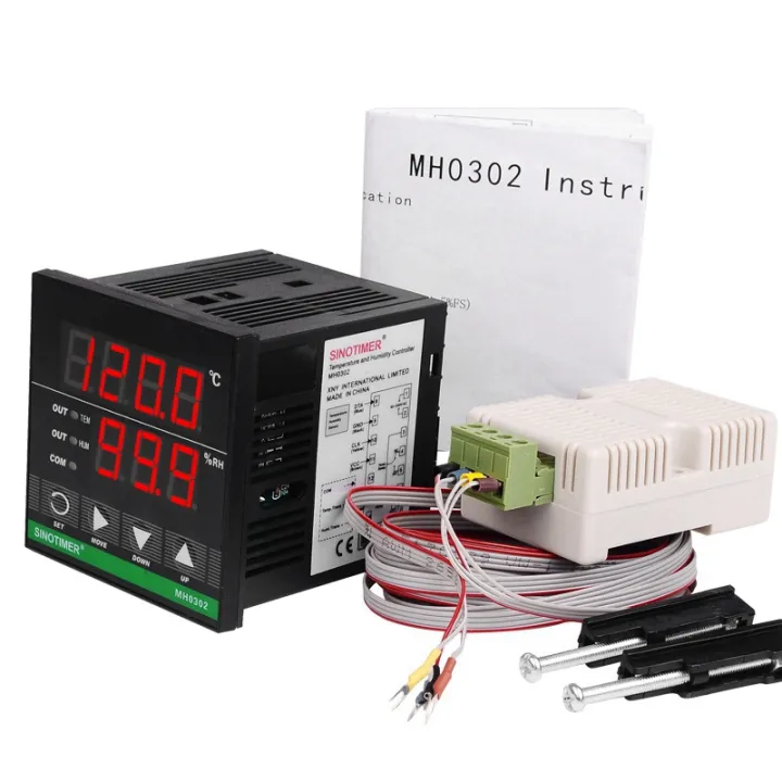 SINOTIMER%202X%20Temperature%20Humidity%20Controller,%20MH0302%20Panel%20Mounted%20Digital%20Temperature%20and%20Humidity%20Controller%20Sensor%20-%20Image%204