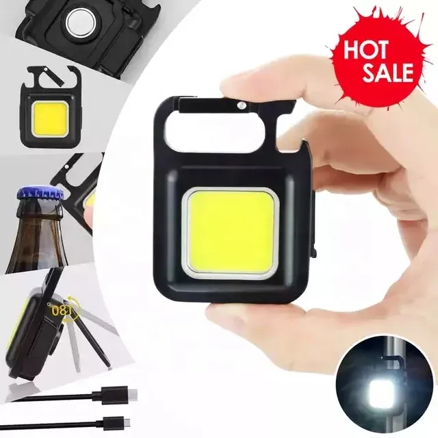 Mini LED Flash-light Work Light Portable Pocket Flas-hlight Keychains ...