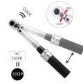 1/4" DR 1-25Nm Mini Adjustable Bike Torque Wrench Set Bicycle Fixing Tools Kit Ratchet Mechanical Torque Spanner Manual Wrenches.