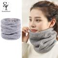 Sunnyheart Men Women Neck Warmer Cozy Warm Unisex Neck Warmer for Outdoor Activities Windproof Cold Resistant Cycling Skiing Neck Wrap Knitted Scarf.