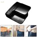 Pant Waist Tightener No Sewing Adjustable Foldable Pants Clips for Waist Black. 