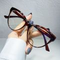 Gafas De Montura Degradada Con Lentes Transparentes Estilo Retro Para Computadora, Moda Y Gafas Para Mujeres Y Hombres. 