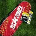 Skalo - Badminton Racket With String & Grip Combo Pack.