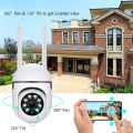 Surveillance Camera Outdoor 4X Digital Zoom AI Human Tracking Wifi IP Camera Night Vision PTZ CCTV Security Monitor Audio Camera.