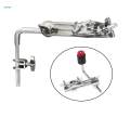 Bass Drum Cowbell Holder Metal Cowbell Clamp Parts Percussion Assembly Kits Accessory.