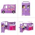 Barbie Fresh 'n' Fun Food Truck - Includes 30+ Realistic accessories: Menu Board, Pots, Utensils, and More for Kids - GMW07.