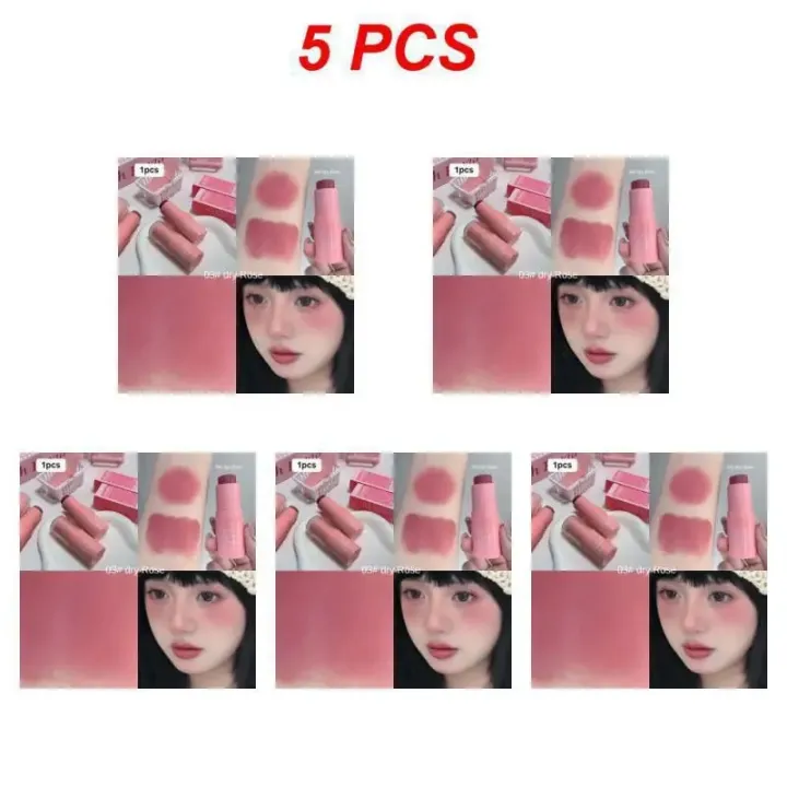 1/3/5PCS%20No%20Flying%20Fans%20Blush%20Improve%20Skin%20Tone%20Lasting%20Single%20Color%20Blush%20No%20Makeup%20Matte%20Blush%20Soft%20Very%20Smudged%20Silky%20Blush%20-%20Image%207