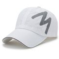 Reflective Strip Baseball Cap Outdoor Shade Men and Women Sun Hats Breathable Cool Summer Cap. 