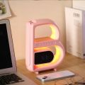 New 4 In 1 Bluetooth Speaker Multifunctional Wireless Charging With Clock LED Atmosphere Colorful Night Light Alarm Clock Bluetooth Speaker Portable Modern Speaker Support Bluetooth, AUX, U Disk, TF Card.