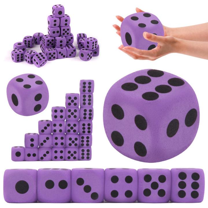 (New)Childrenworld Dice Block Toy Non-Fading EVA Foam Dice Block Kid Educational Toy Gift