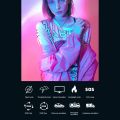 Portable Pocket Camera RGB Photo Streamer Led Light with Remote Control. 