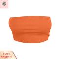 Sunnyheart Crop Top Backless Strapless Bandeau Crop Top.