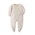Baby with double zipper head cotton home baby clothing children's jumpsuit pamas summer.