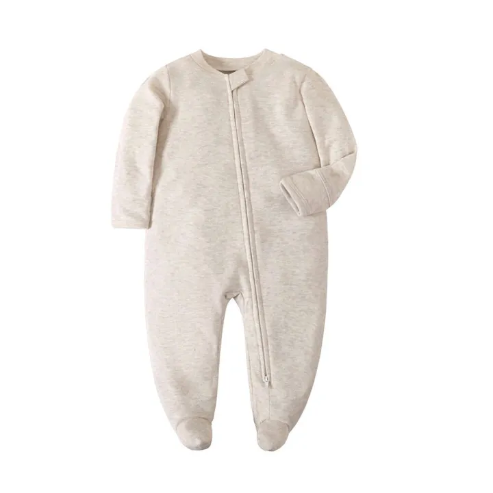Baby%20with%20double%20zipper%20head%20cotton%20home%20baby%20clothing%20children's%20jumpsuit%20pamas%20summer%20-%20Image%204