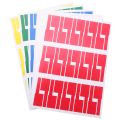 750Pcs Cable Label Sticker Waterproof Electrical Cord Marker Print. 