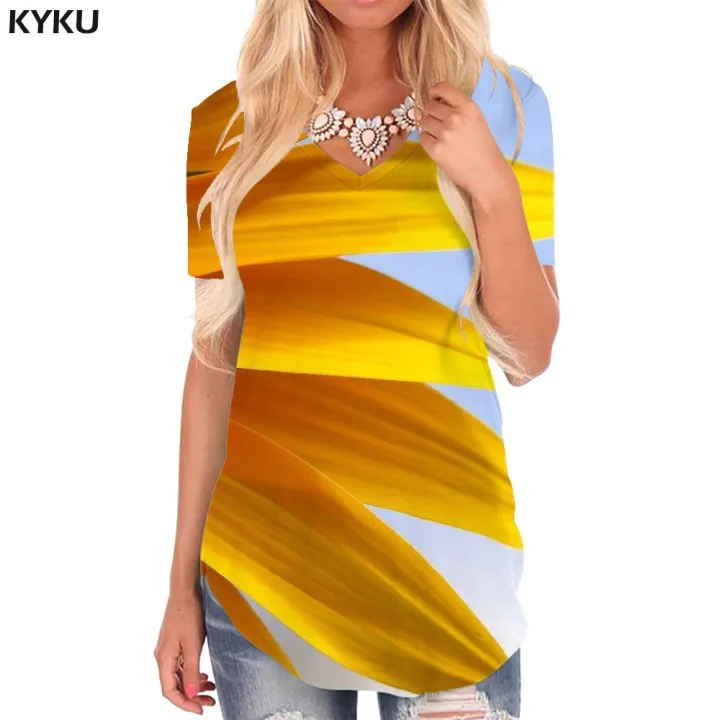 KYKU%20Rose%20Flower%20T%20Shirt%20Women%20Flowers%20V-neck%20Tshirt%20Romantic%20Shirt%20Print%20Red%20Funny%20T%20shirts%20Womens%20Clothing%20Summer%20Casual%20Tops%20-%20Image%202