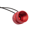 Scuba Diving Threaded Dust Cap Din 5/8-14NPS Dust Cap Aluminium Dust Cap Tank Valve End Cap Accessory Part Red. 