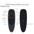 2.4G Wireless Fly Air Mouse Gyroscope IR Learning Smart Voice Gyro Keyboard Motion-Sensing Remote Control For Android T V Box PC. 