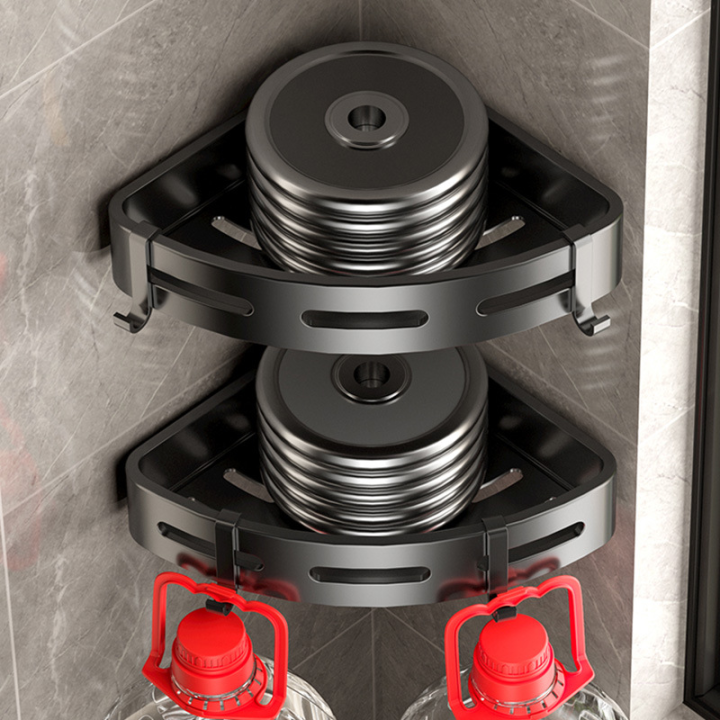 1/2/3pcs%20Bathroom%20WC%20Wall%20Shelf%20Triangle%20Shower%20Storage%20Rack%20Bath%20Shampoo%20Wall%20Free%20Punching%20Black%20Aluminum%20Toilet%20Corner%20Shelf%20-%20Image%203